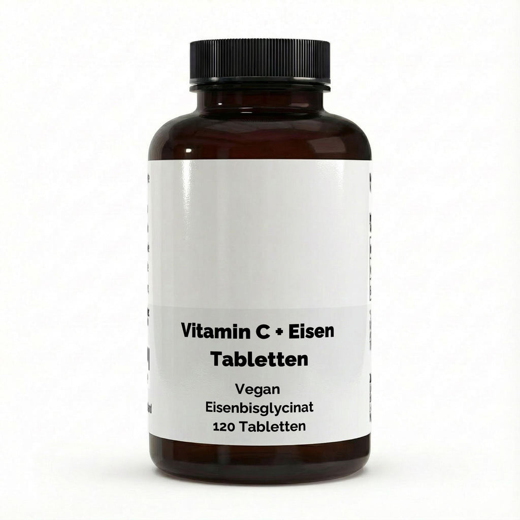 Eisen + Vitamin C - 120 vegane Tabletten